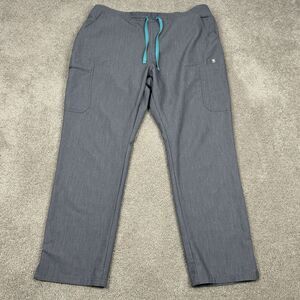 FIGS Yola Skinny Technical Collection Navy Blue Scrub Pants Cargo Nurse Women XL